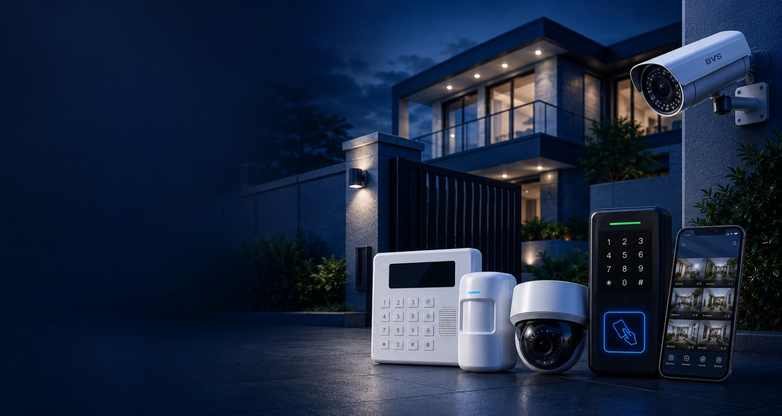 Professional home security camera system